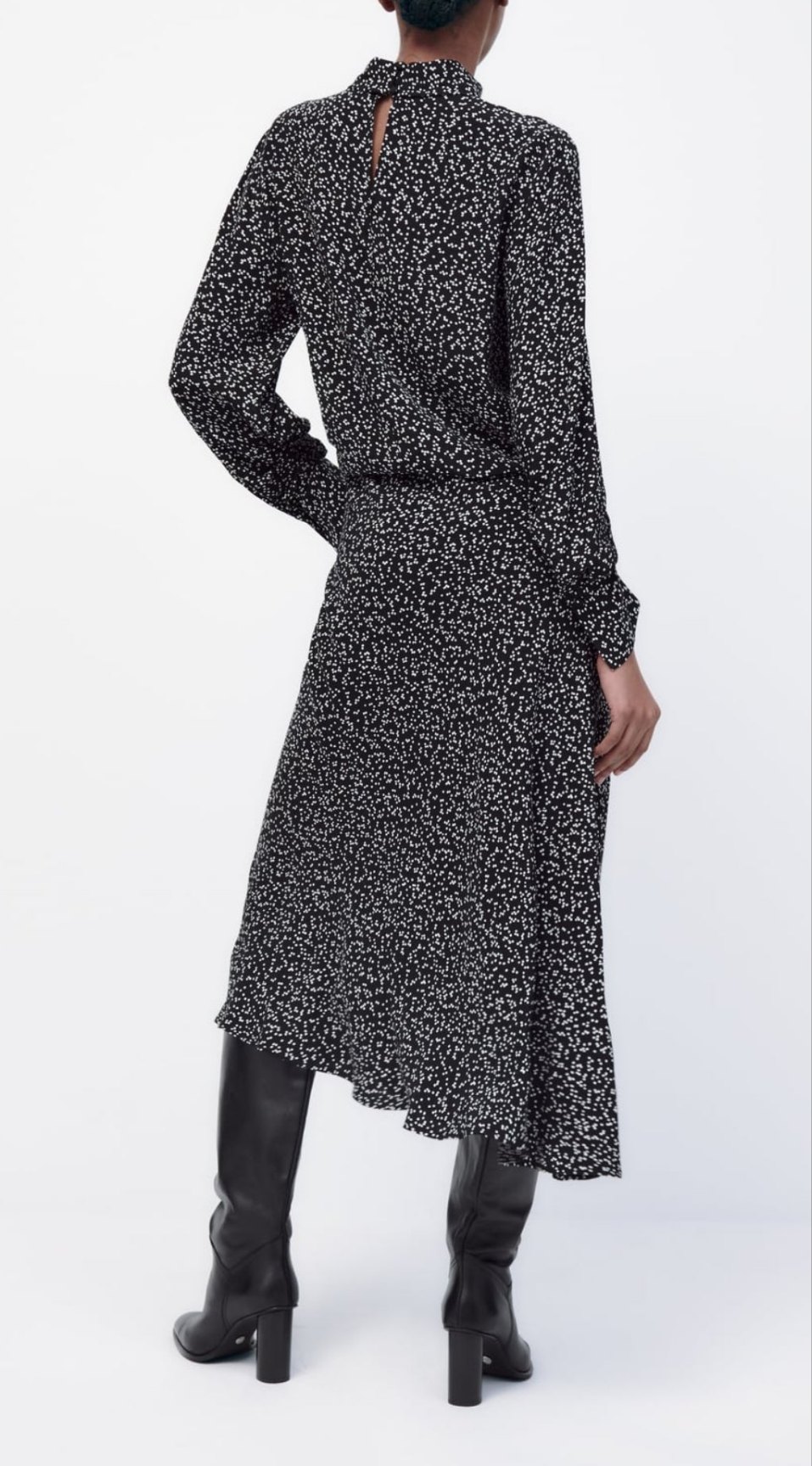 Midi printed dress
