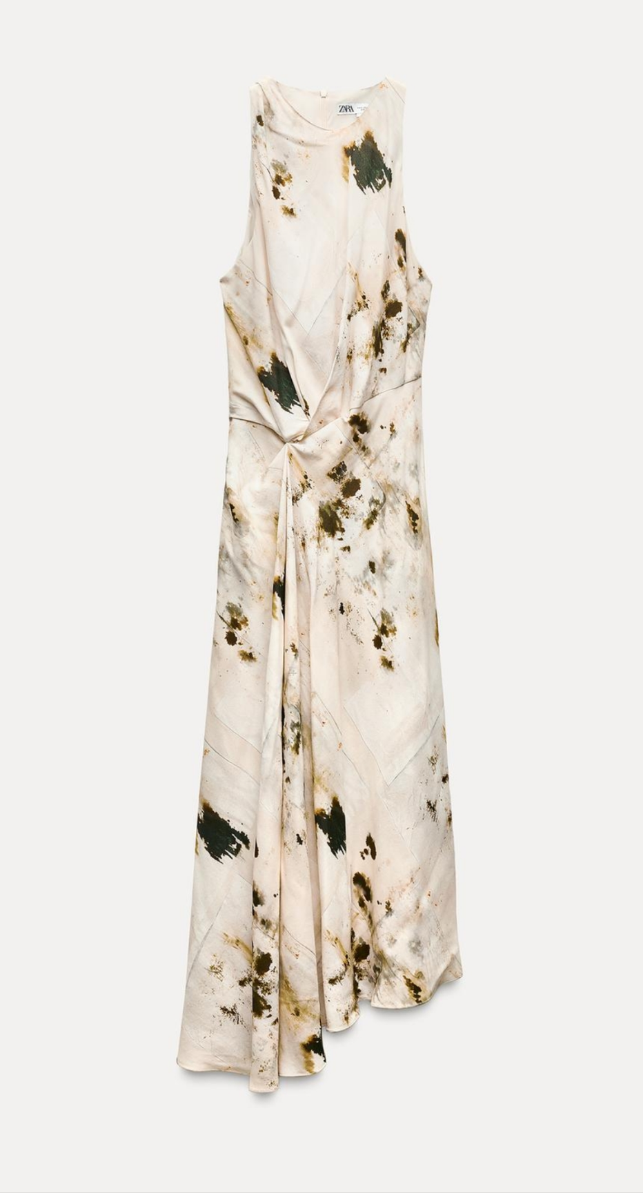 Asymmetric long dress