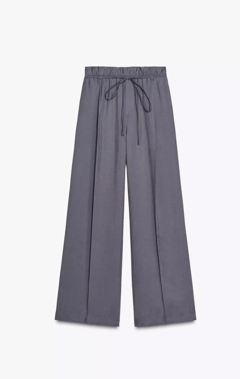FLOWING PAPERBAG TROUSERS WITH BELT