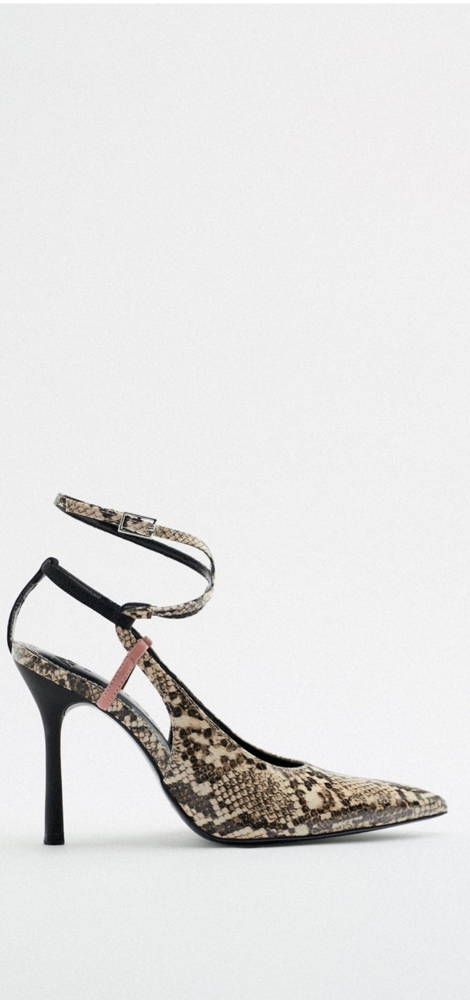Animal print high heel