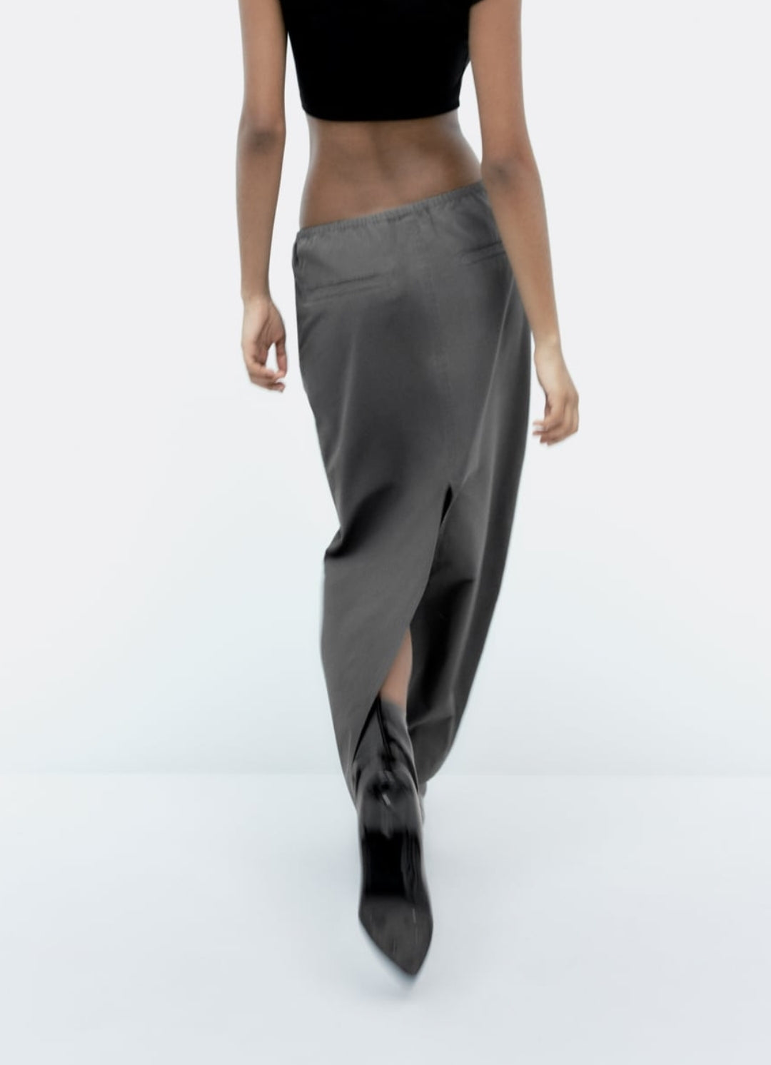 Long slit skirt