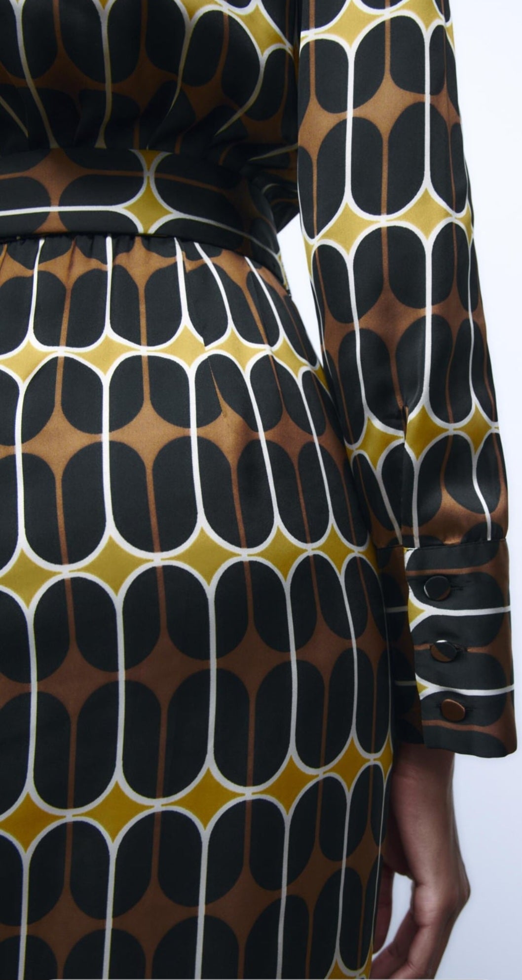 Printed Midi Dress