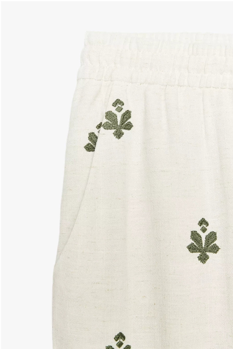 Embroidered trousers