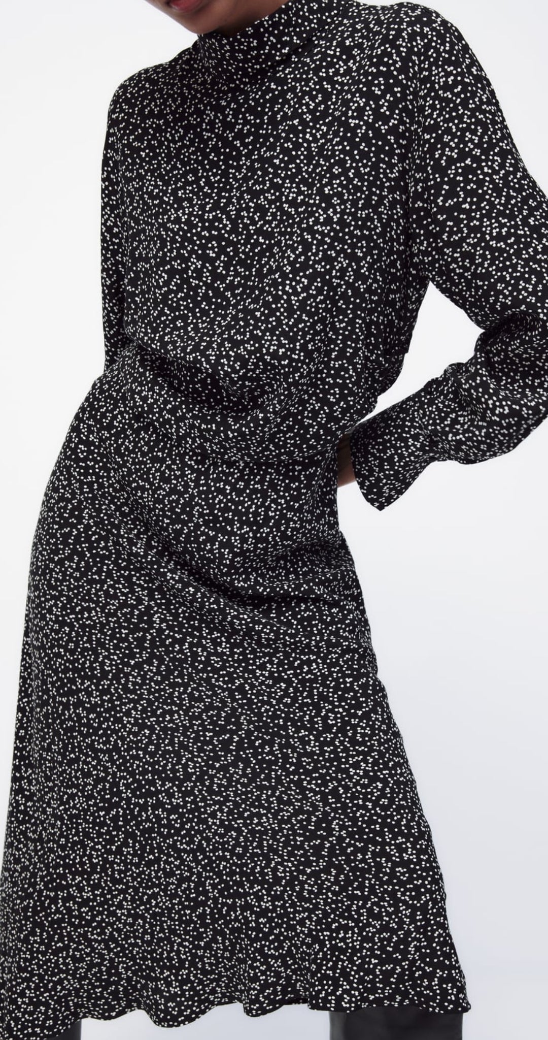 Midi printed dress