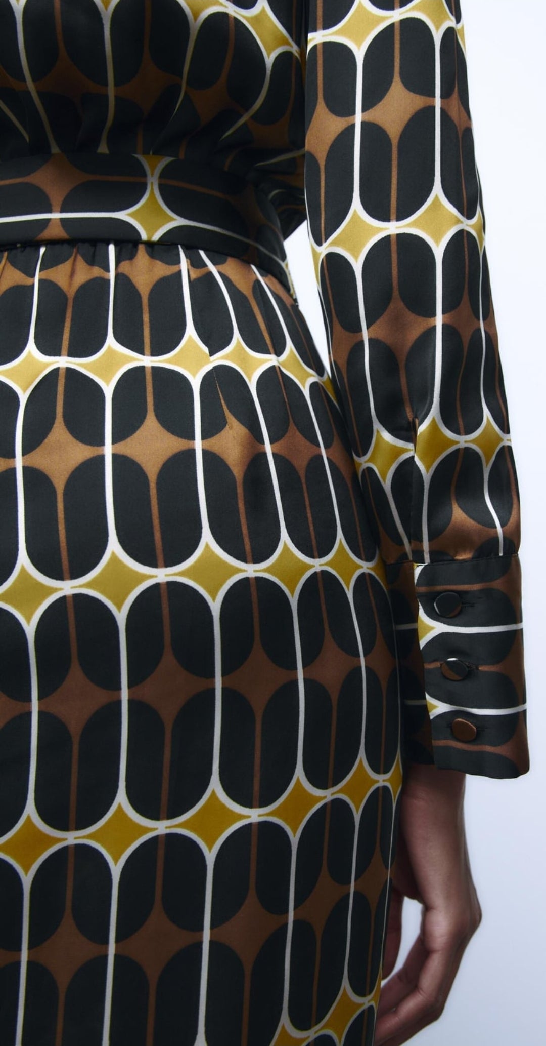 Printed Midi Dress