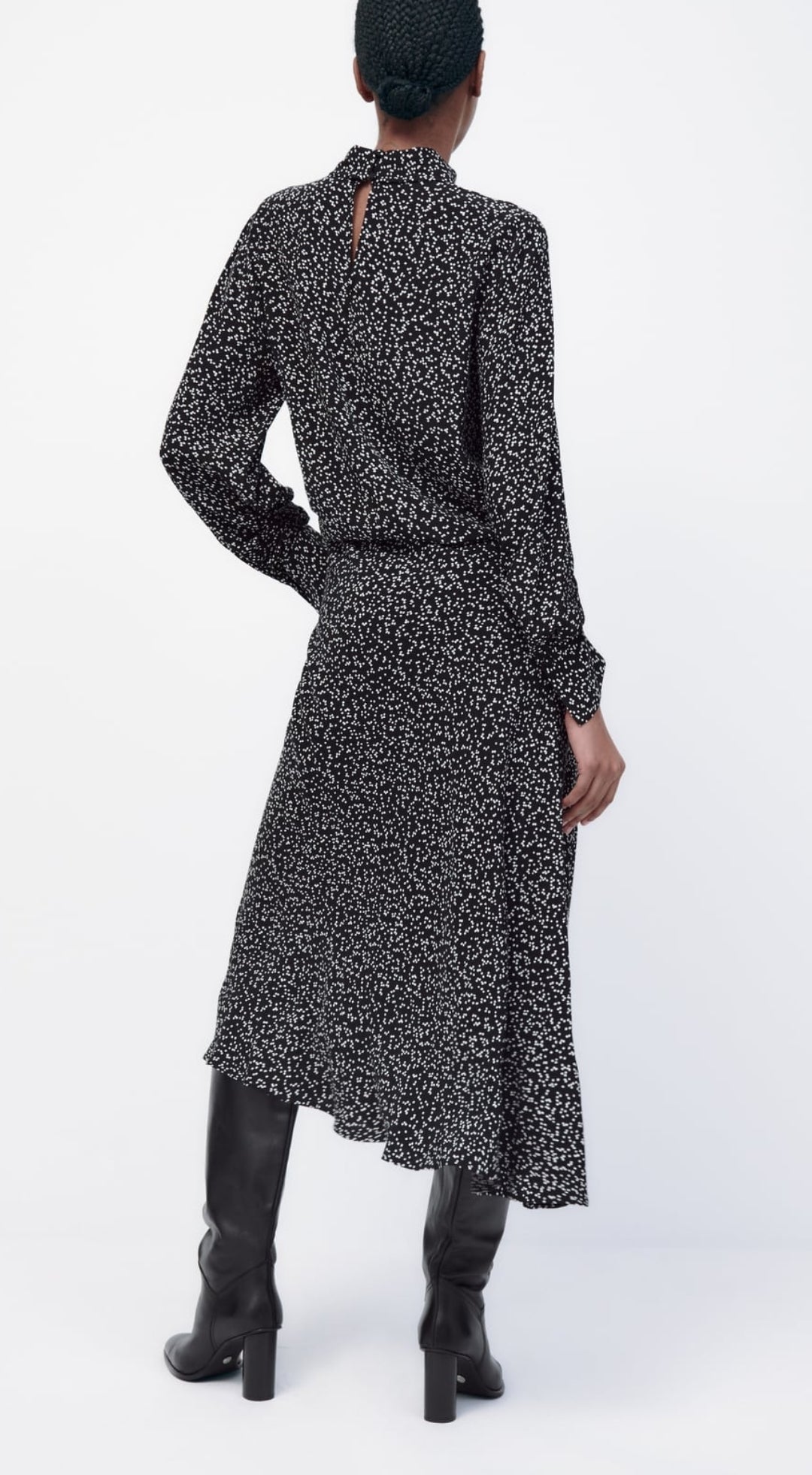 Midi printed dress