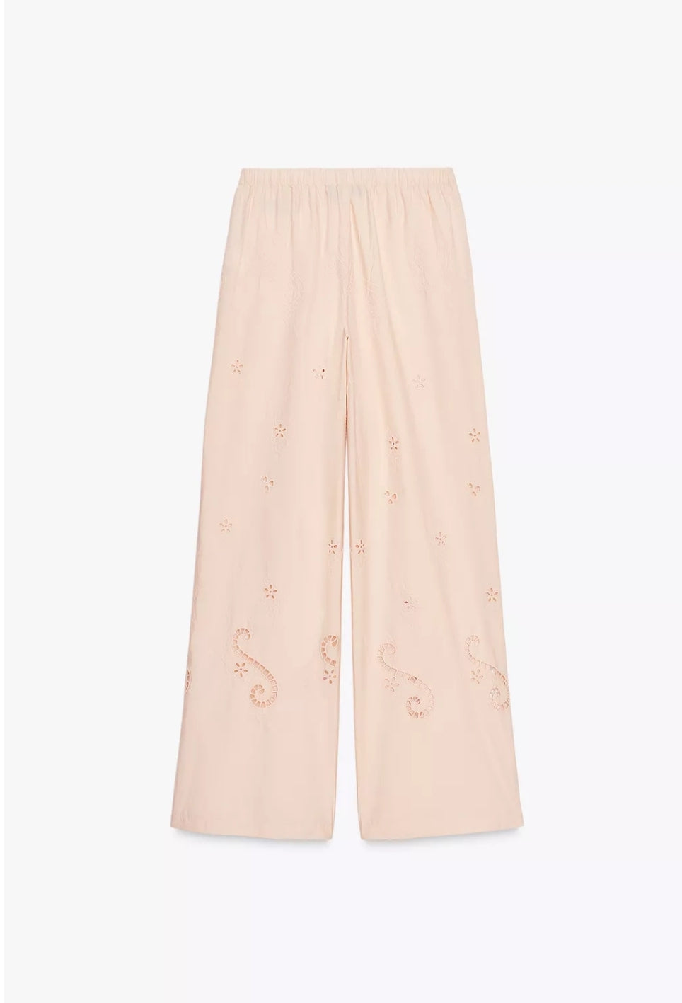 Embroidered pyjama style Trousers