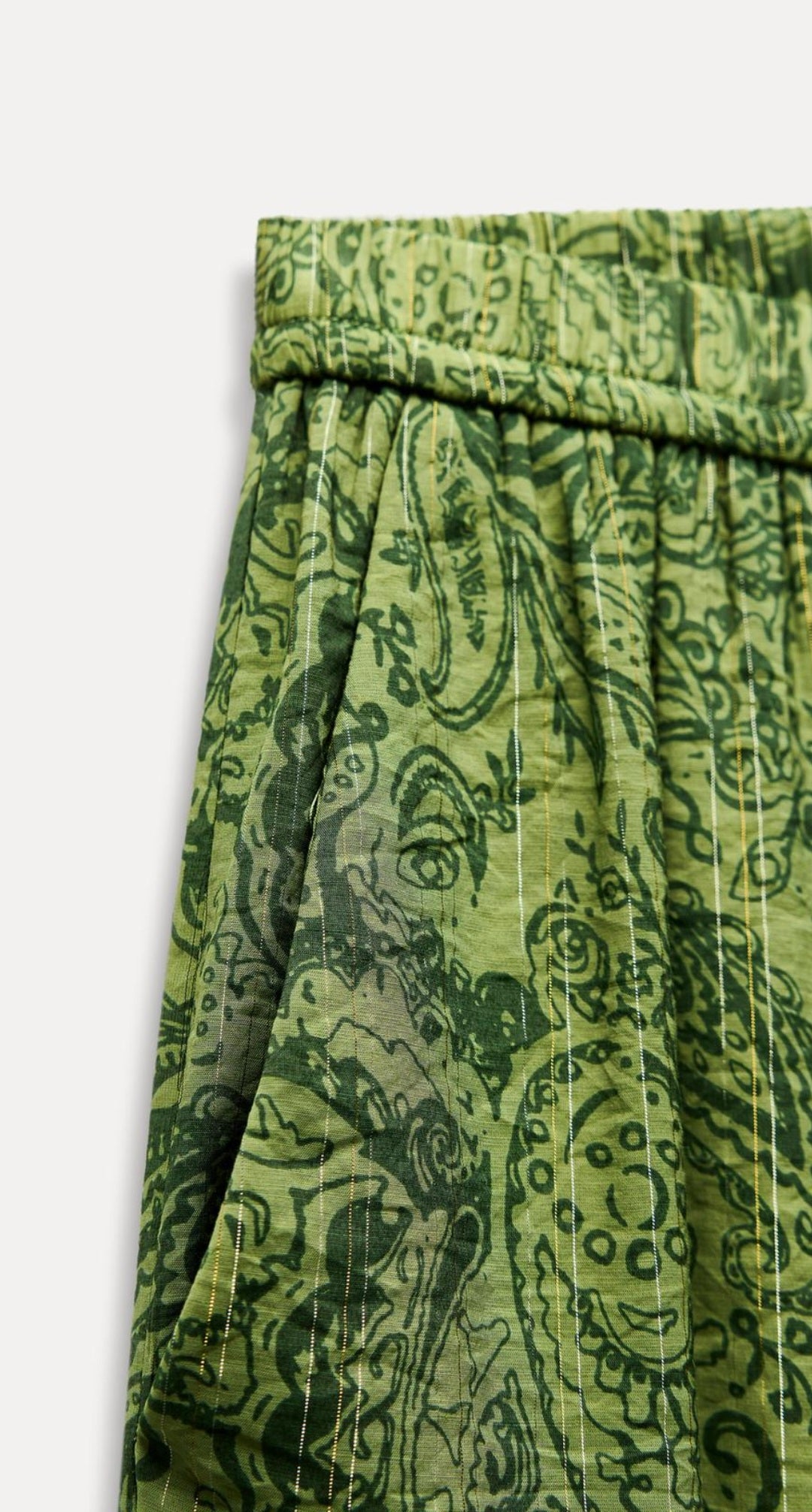 METALLIC THREAD PRINTED outfit