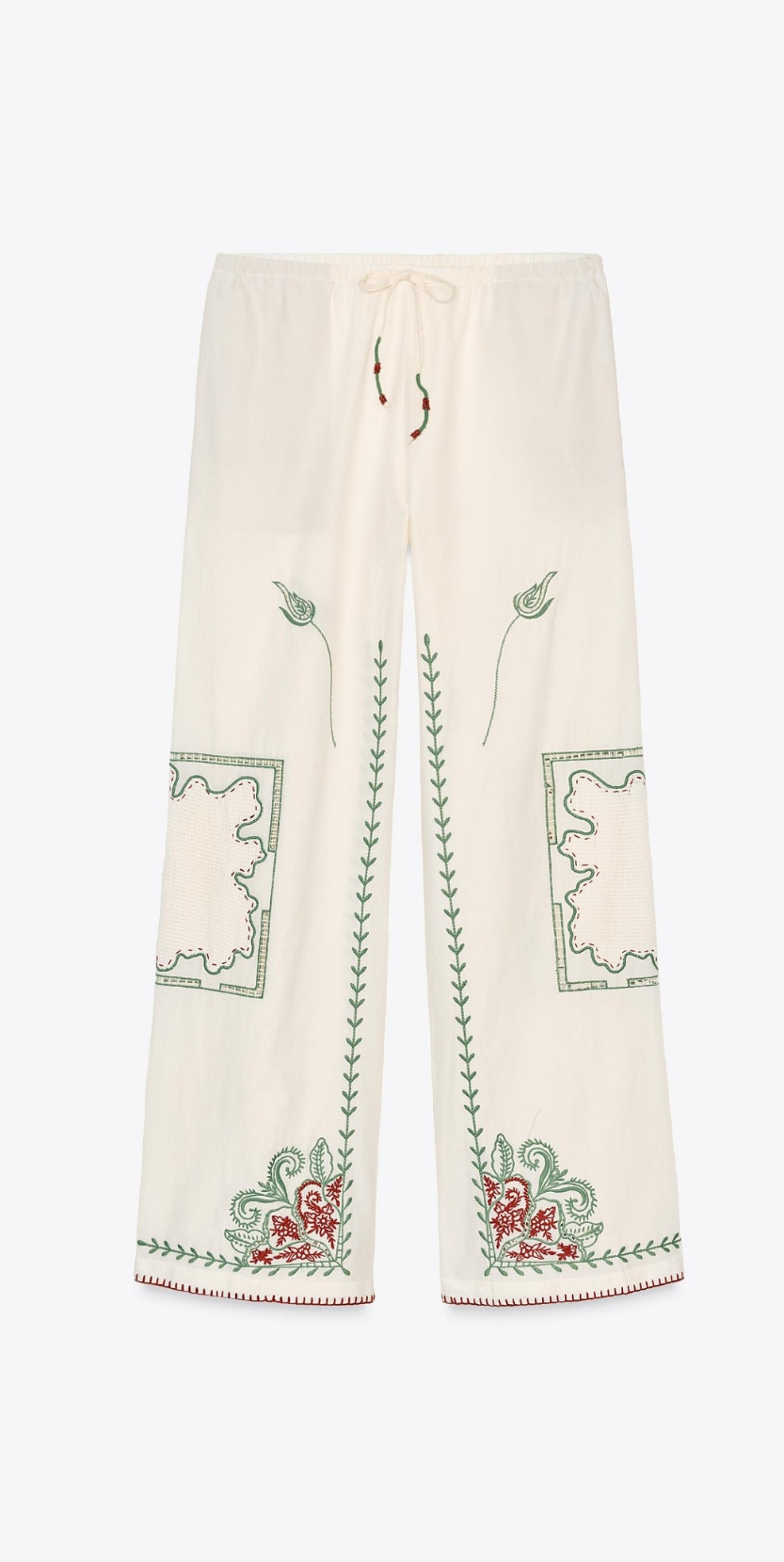 Embroidered trousers