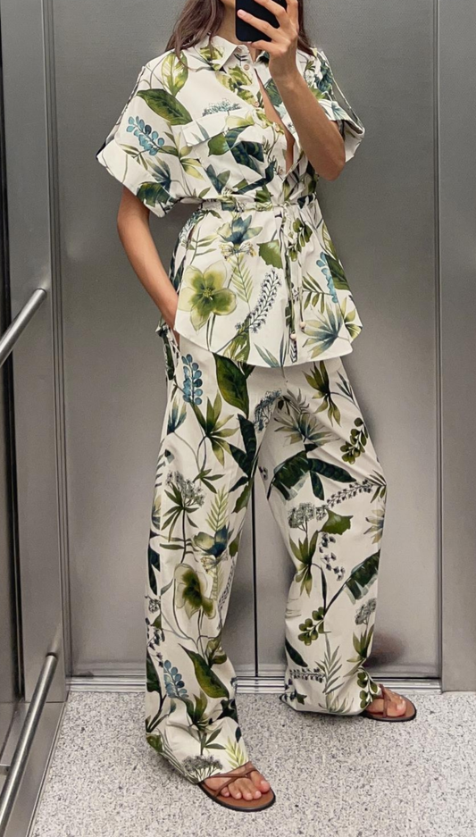 Safari print outfit