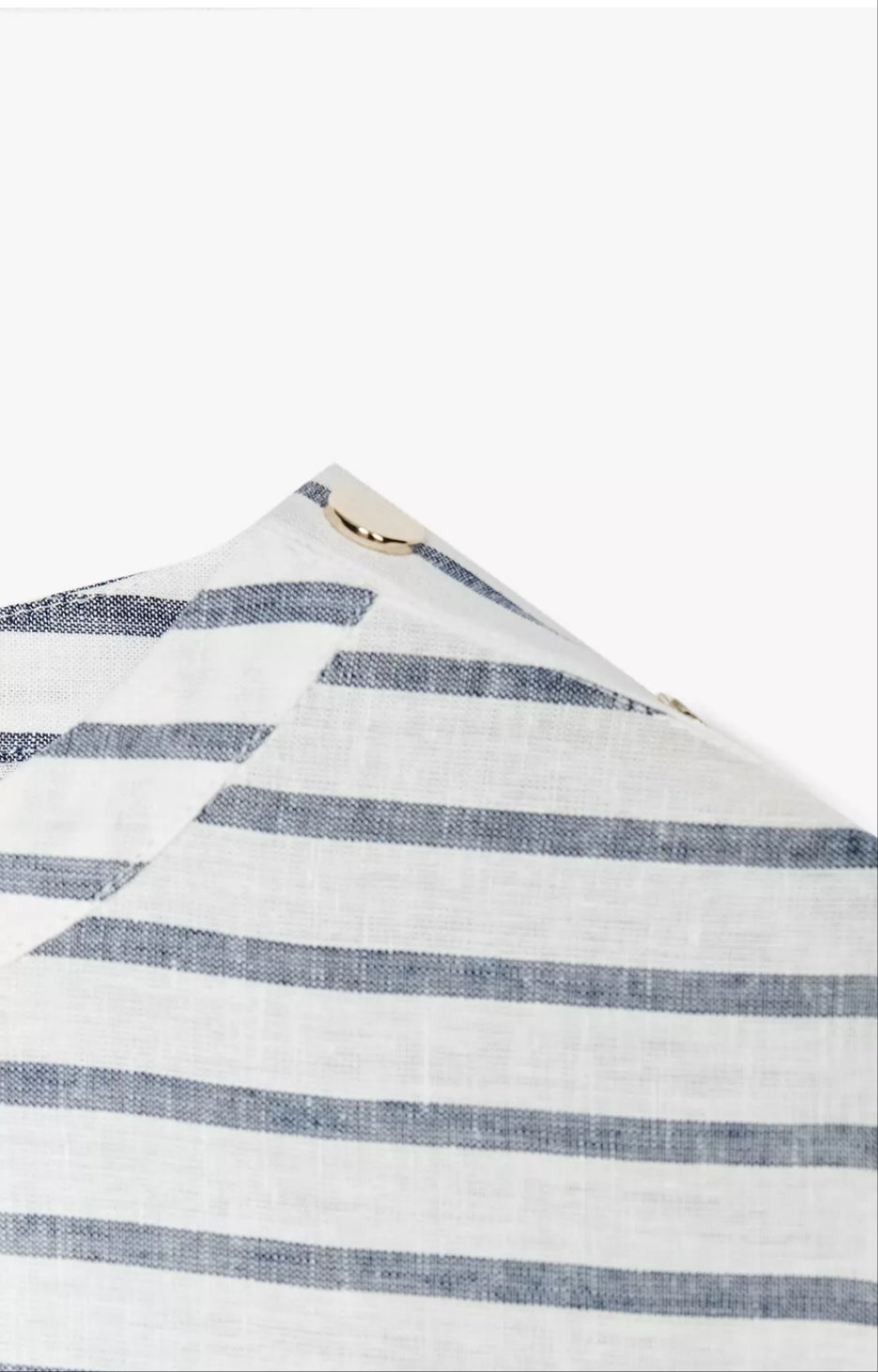STRIPED LINEN BLEND SHIRT