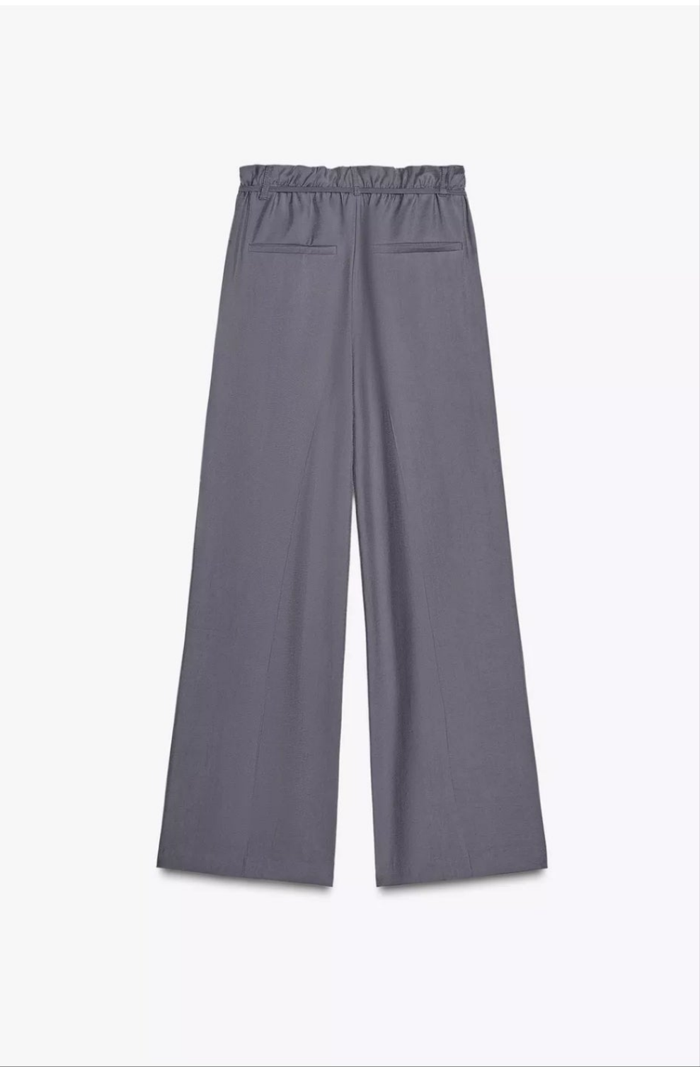 FLOWING PAPERBAG TROUSERS WITH BELT