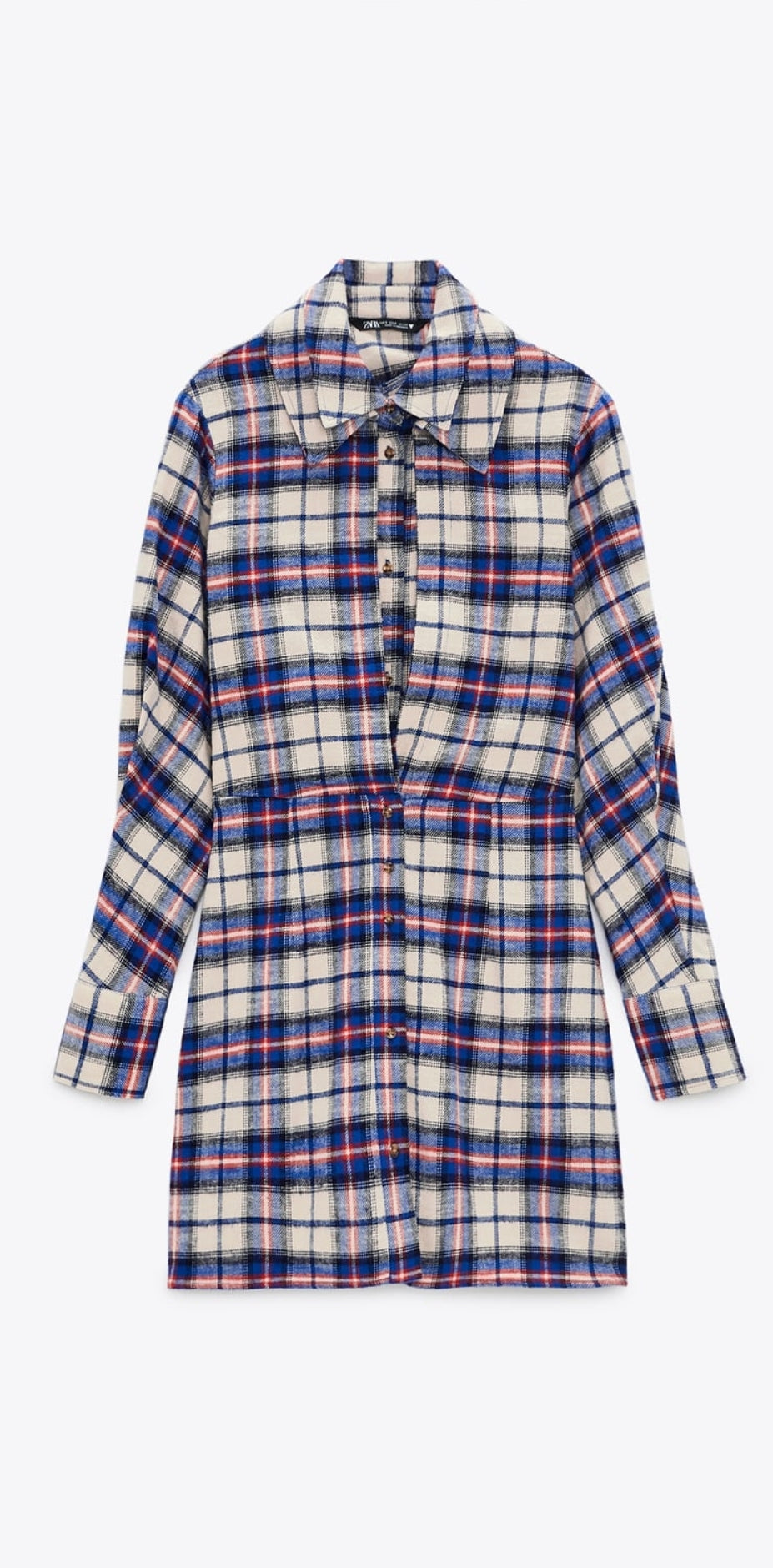 Check Shirt dress