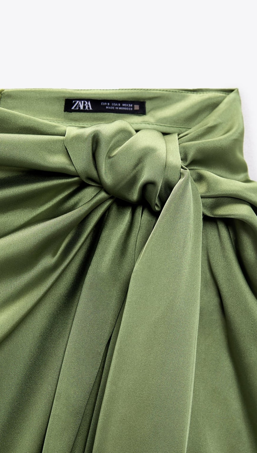 Satin cordinates skirt with matching top