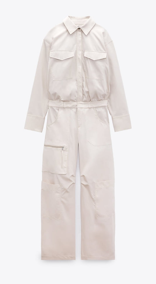 Long Utility jumpsuit