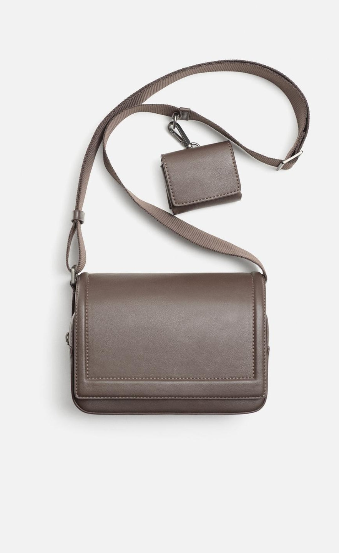 Crossbody bag with airpod purse