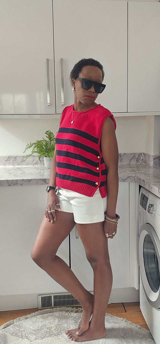 Smart belted shorts