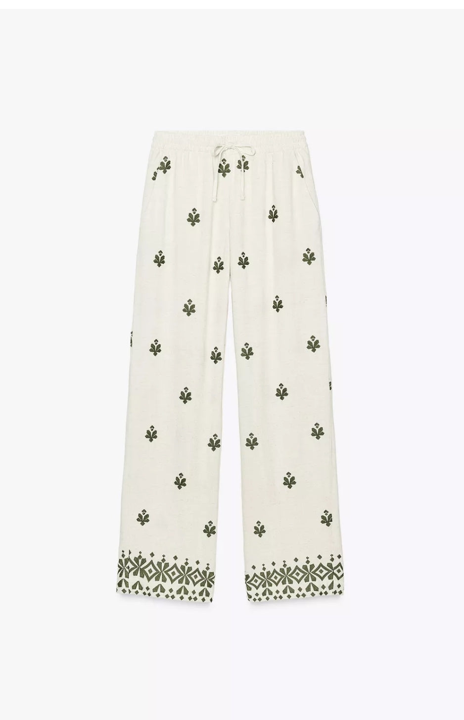 Embroidered trousers