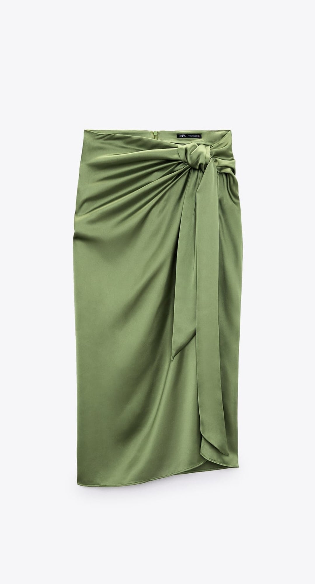 Satin cordinates skirt with matching top