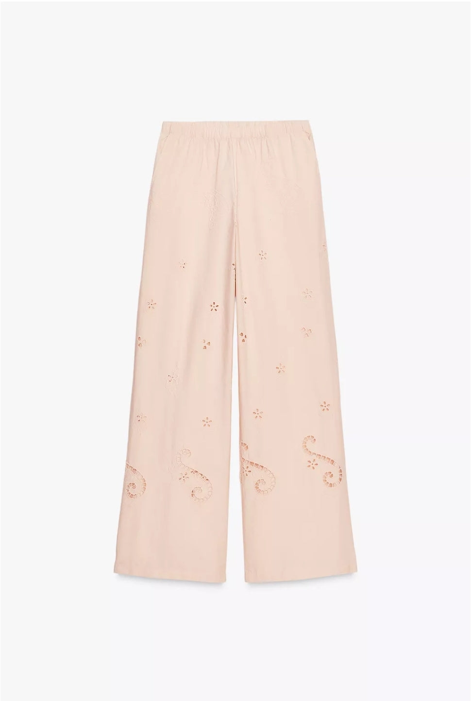 Embroidered pyjama style Trousers