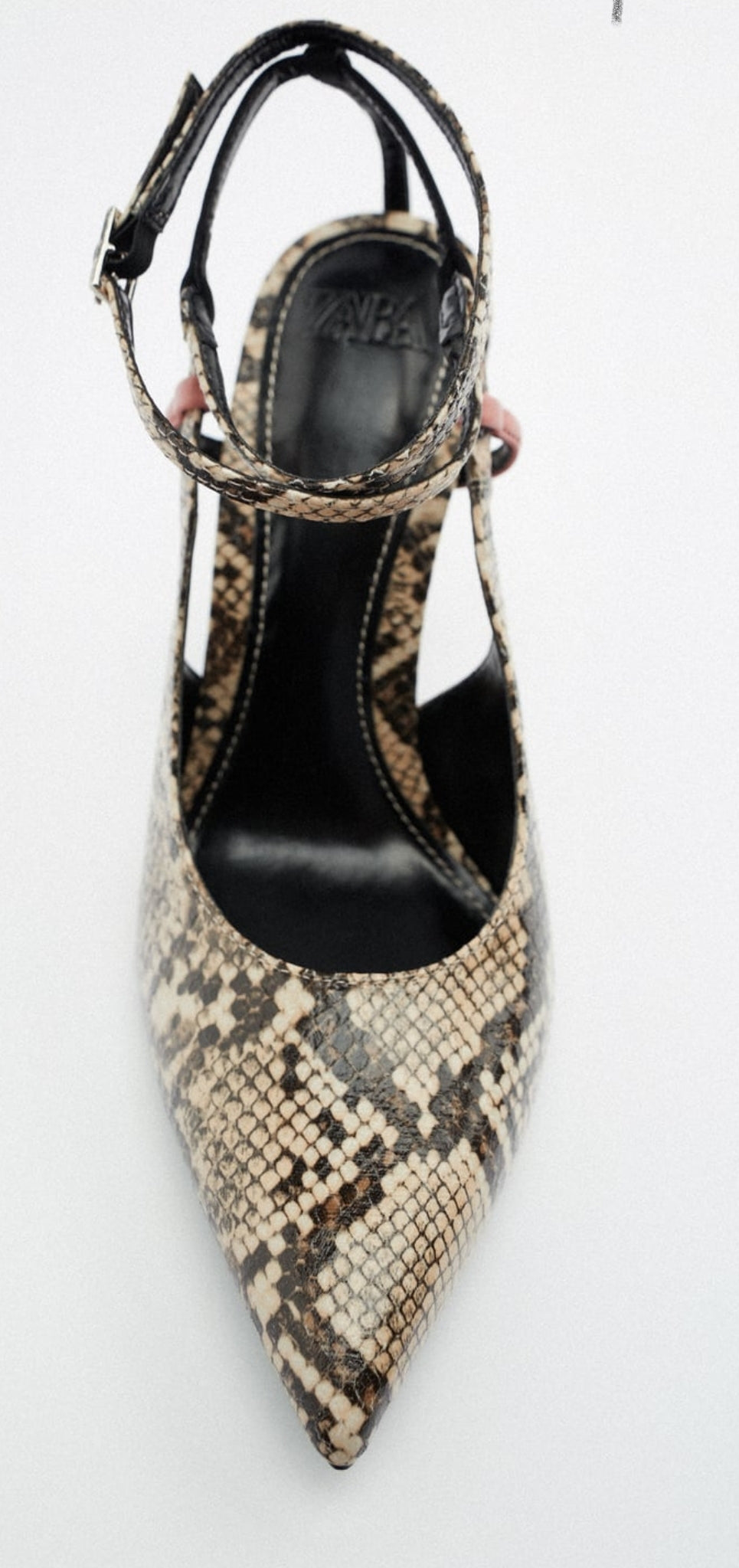 Animal print high heel