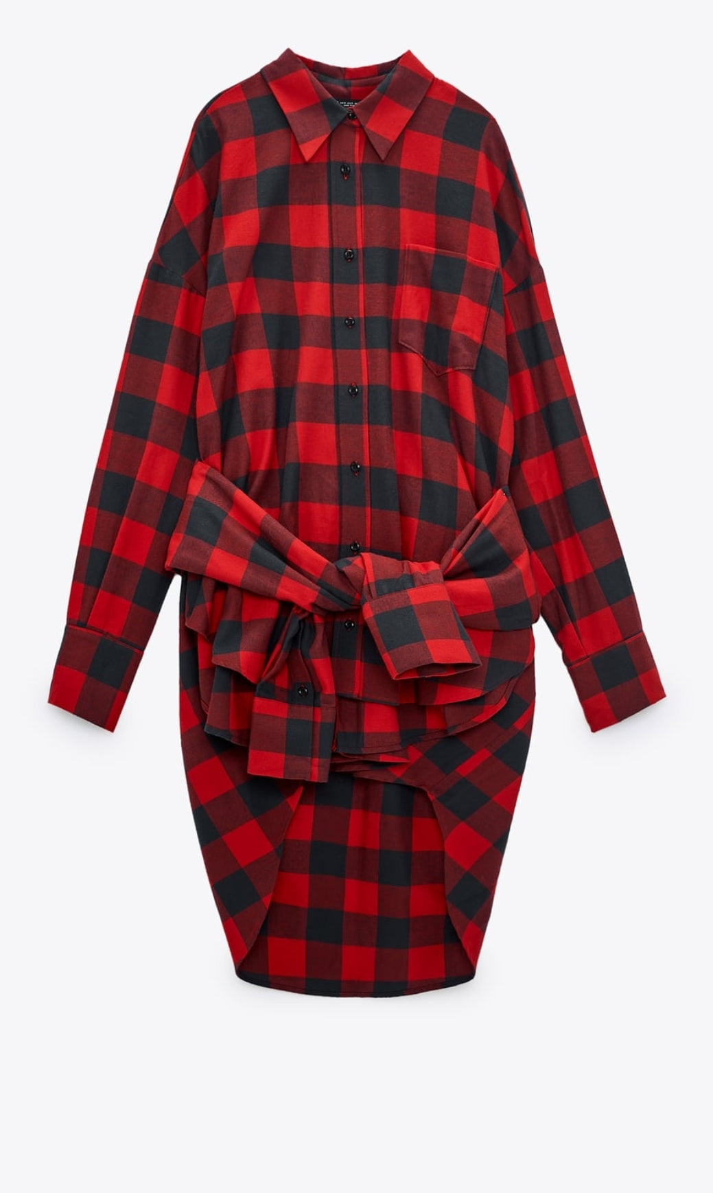 Multi way check shirt