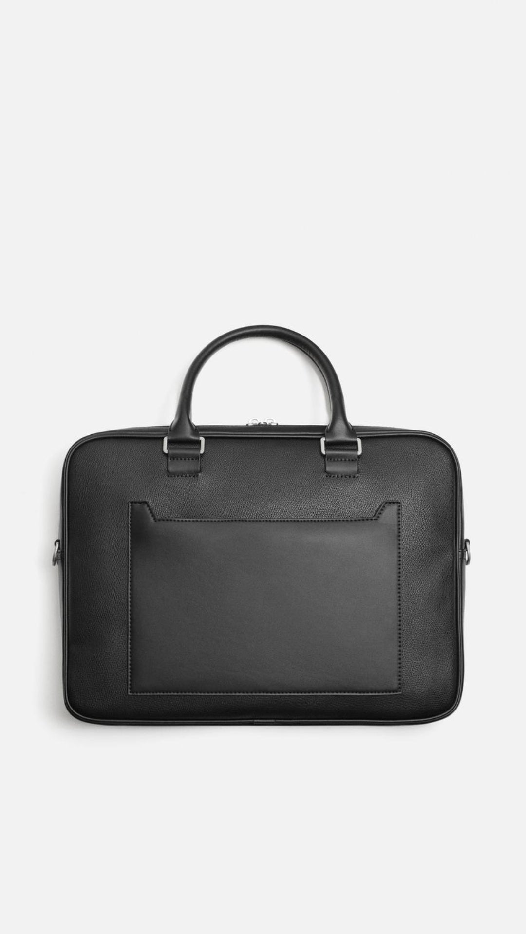 Textured briefcase bag