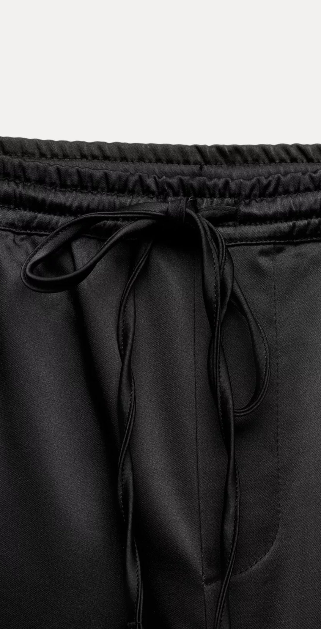 SATIN JACKET and TROUSER SET WITH SIDE STRIPE