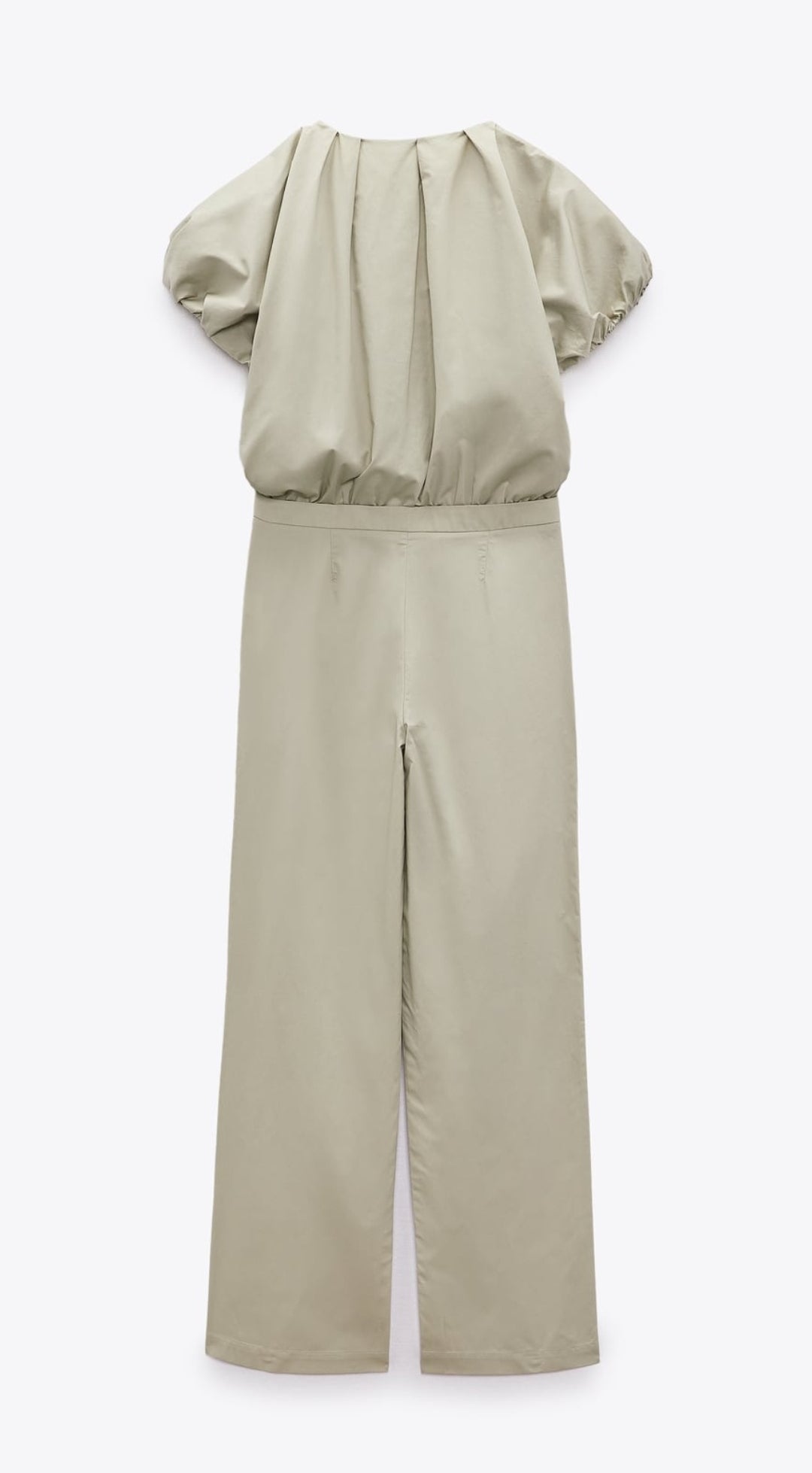 Voluminous sleeve jumpsuit