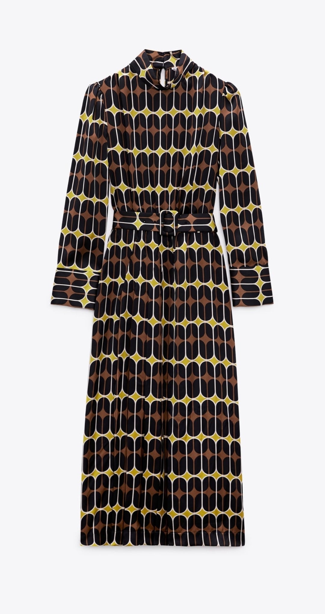 Printed Midi Dress