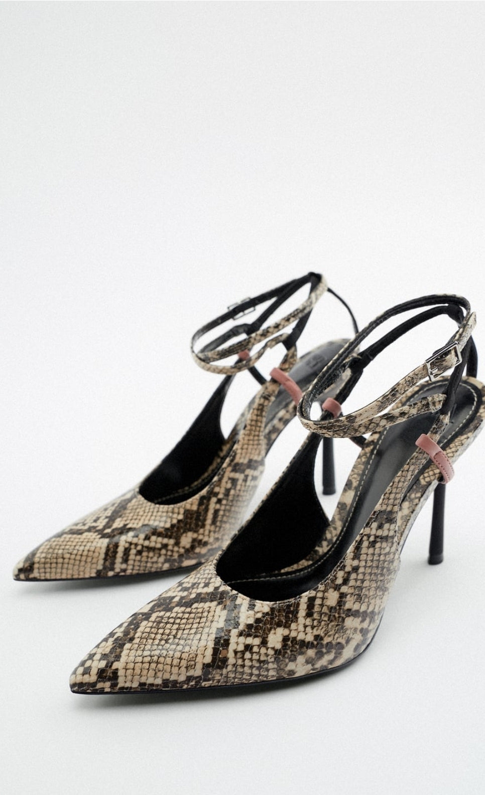 Animal print high heel