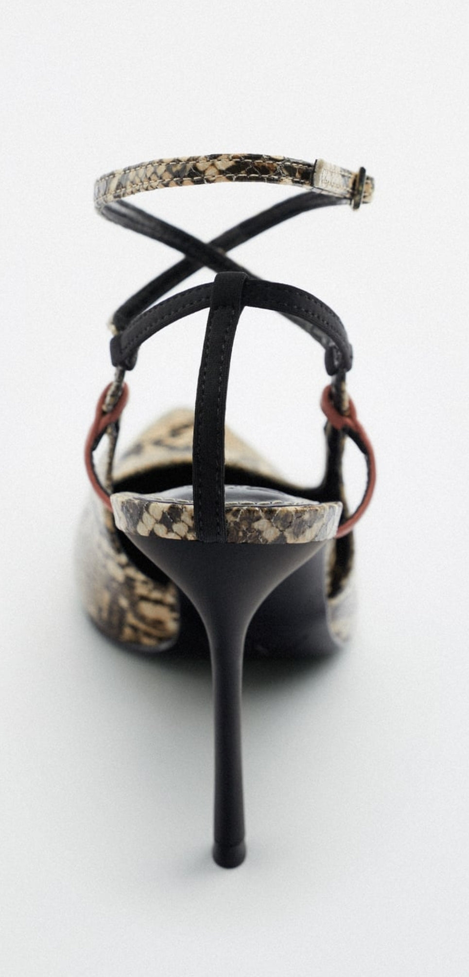 Animal print high heel