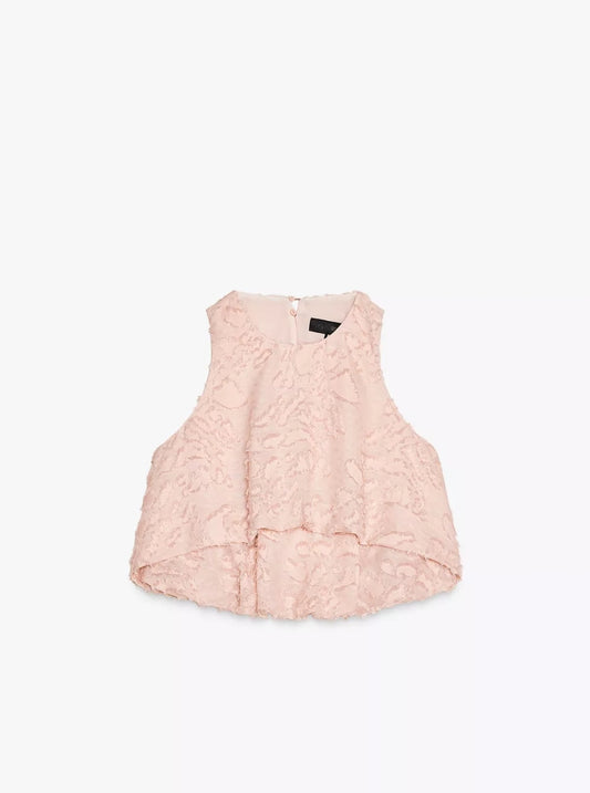 Balloon textured top