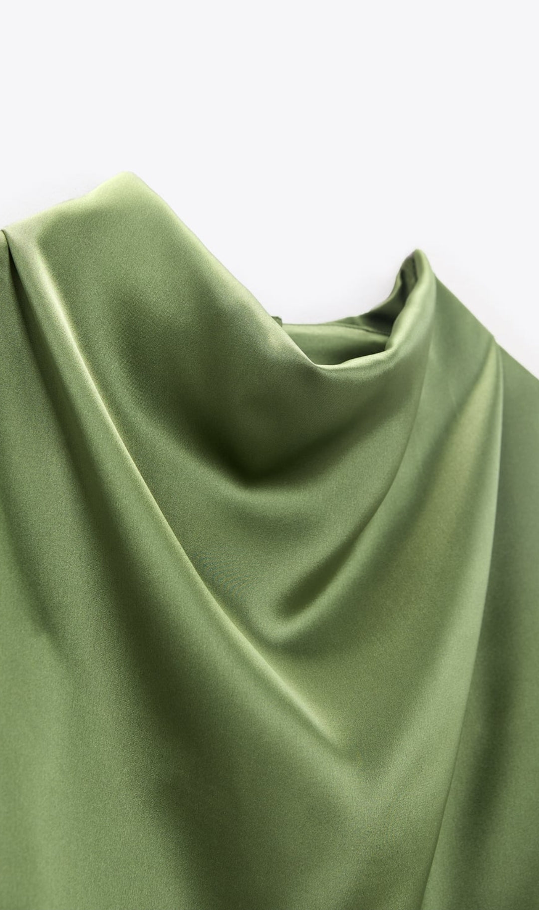 Satin cordinates skirt with matching top