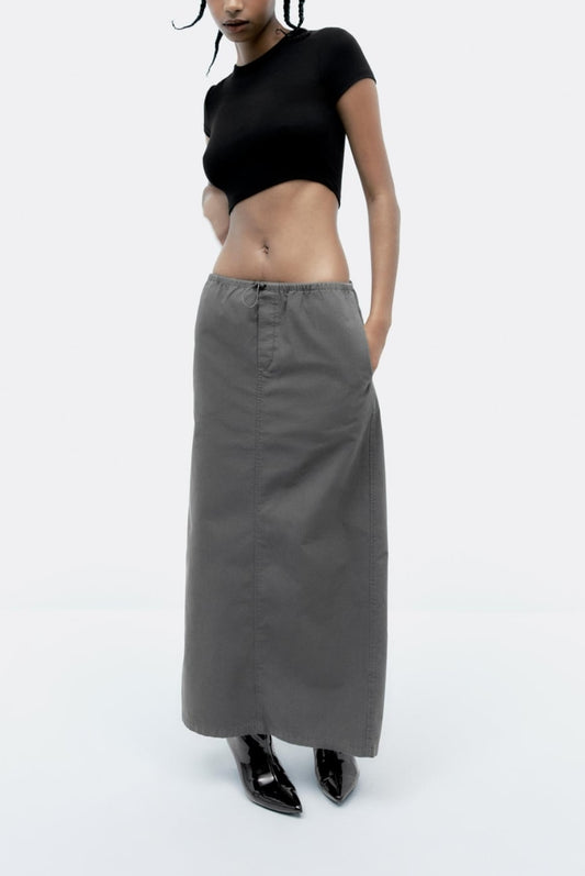 Long slit skirt