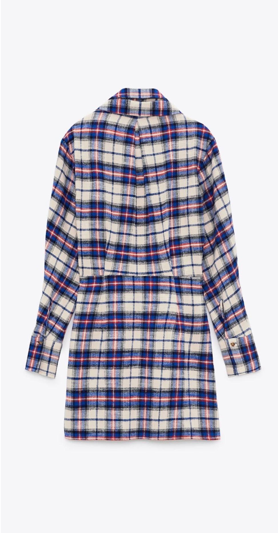 Check Shirt dress