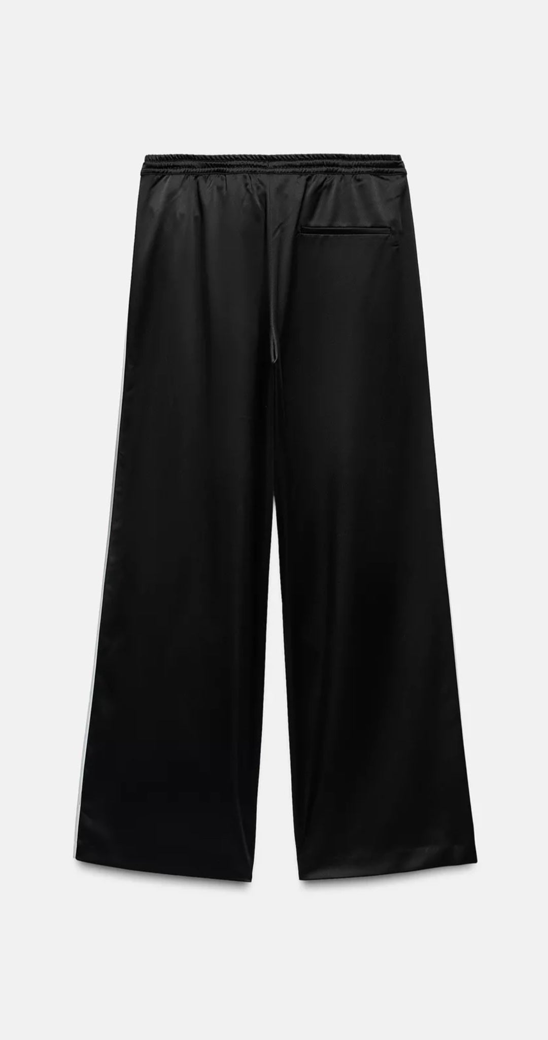 SATIN JACKET and TROUSER SET WITH SIDE STRIPE